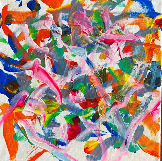 painting by dogvinci: bird of paradise